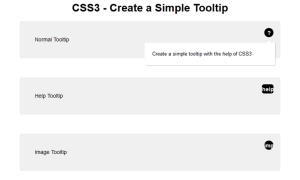 CSS3 Tooltip 