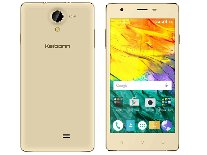 Karbonn Fashion Eye Smartphone with 1GB RAM, 8GB Internal Memory and 3G Connectivity