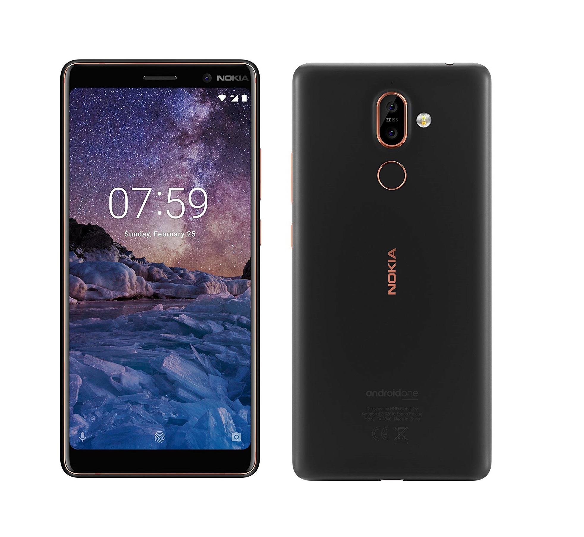 Nokia 7 Plus Smartphone with 4GB RAM, 64GB Internal Memory and 4G LTE Connectivity