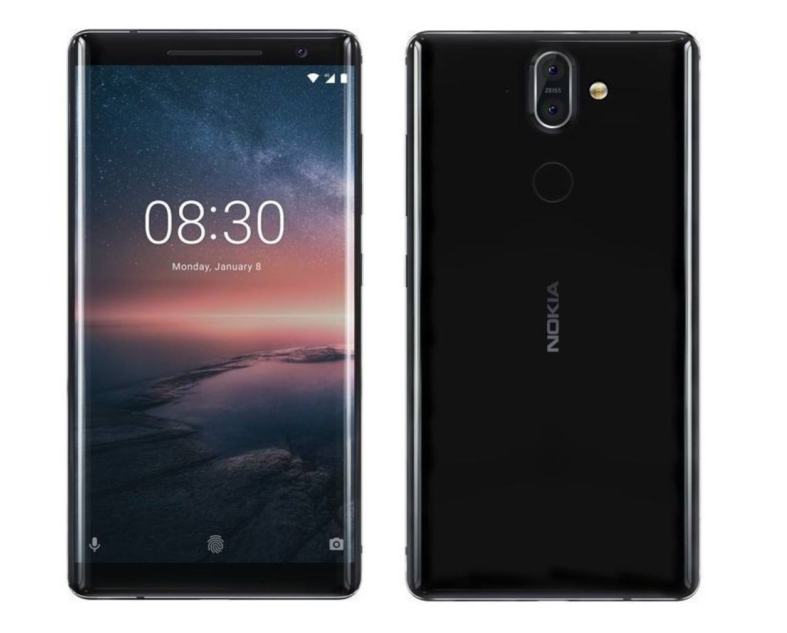 Nokia 8 Sirocco Smartphone with 6GB RAM, 128GB Internal Memory and 4G LTE Connectivity