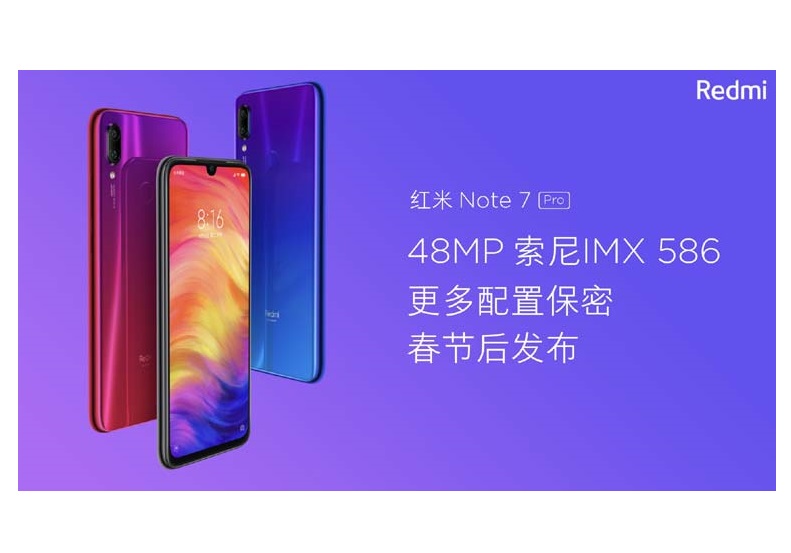 Redmi Note 7 Pro Smartphone with 6GB RAM, 128GB Internal Memory and 4G LTE Connectivity