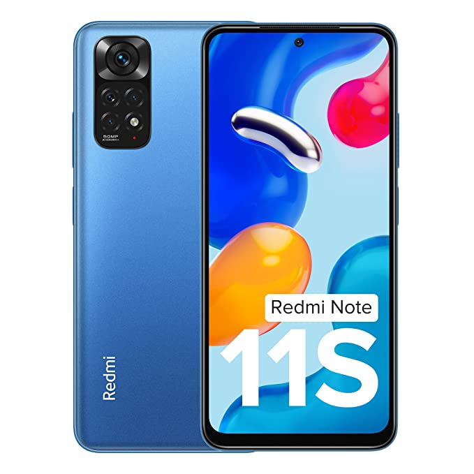 Redmi Note 11S Smartphone with 6GB/8GB RAM, 64GB/128GB Internal Memory, and 4G Connectivity