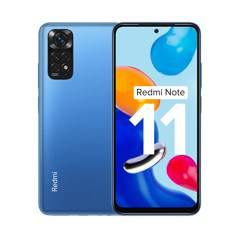 Redmi Note 11 Smartphone with 4GB/6GB RAM, 64GB/128GB Internal Memory, and 4G Connectivity
