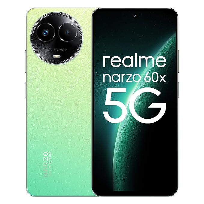 Realme Narzo 60X 5G Smartphone with 4GB/6GB RAM and 128GB Internal Memory with 5G Connectivity
